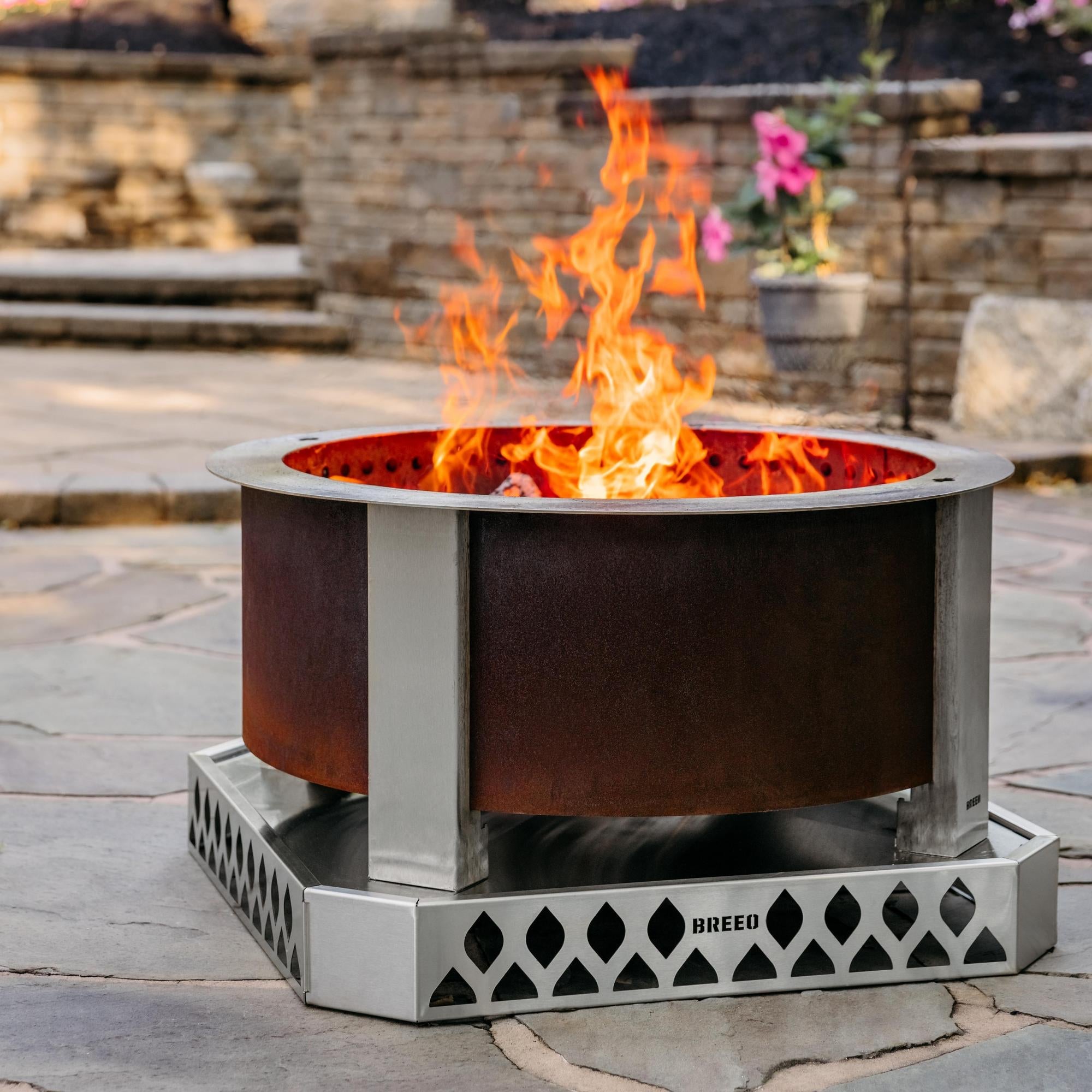 This is an image of the X24 Firepit with a Base
