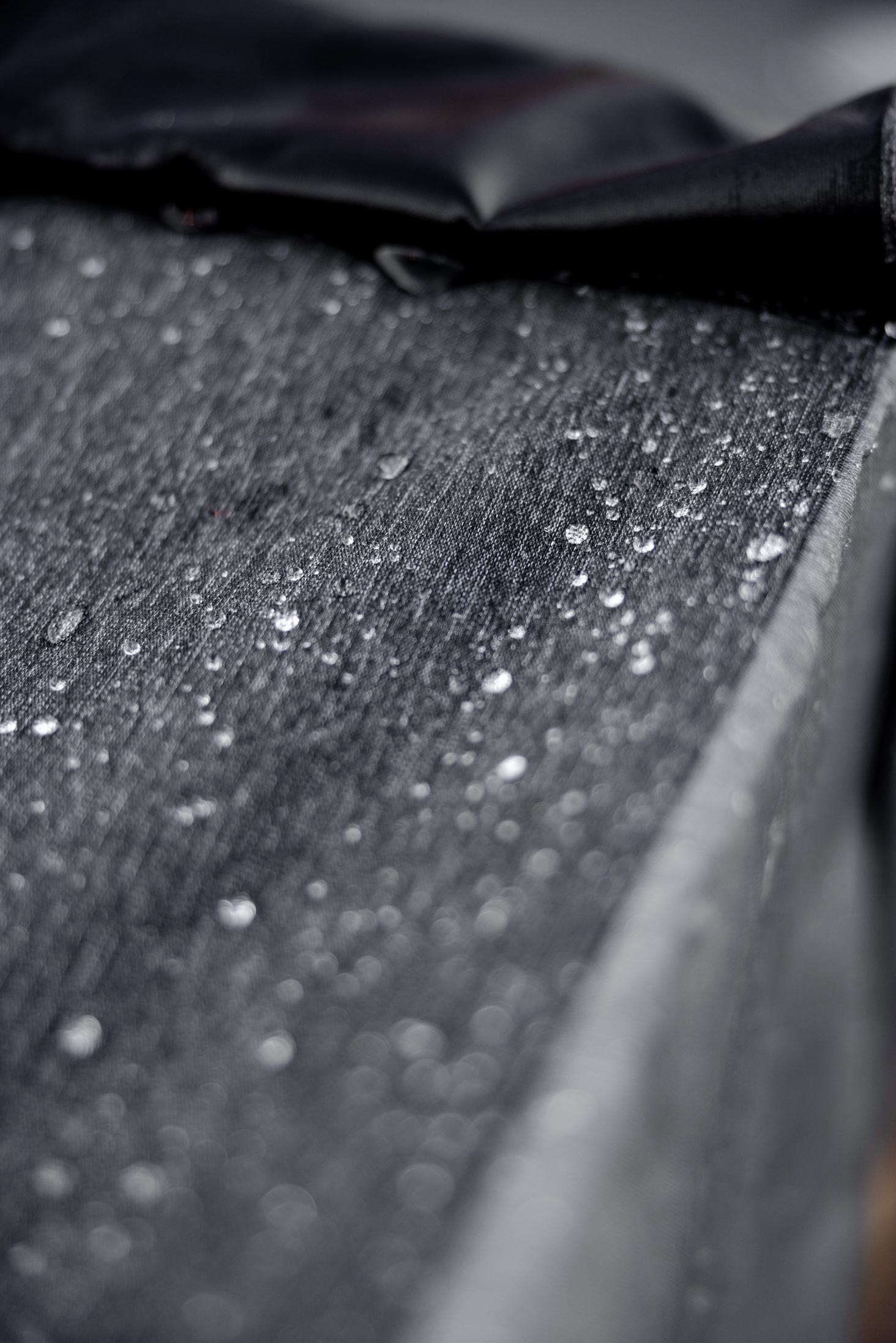 An image showing the water resistant cover for the firewood rack.