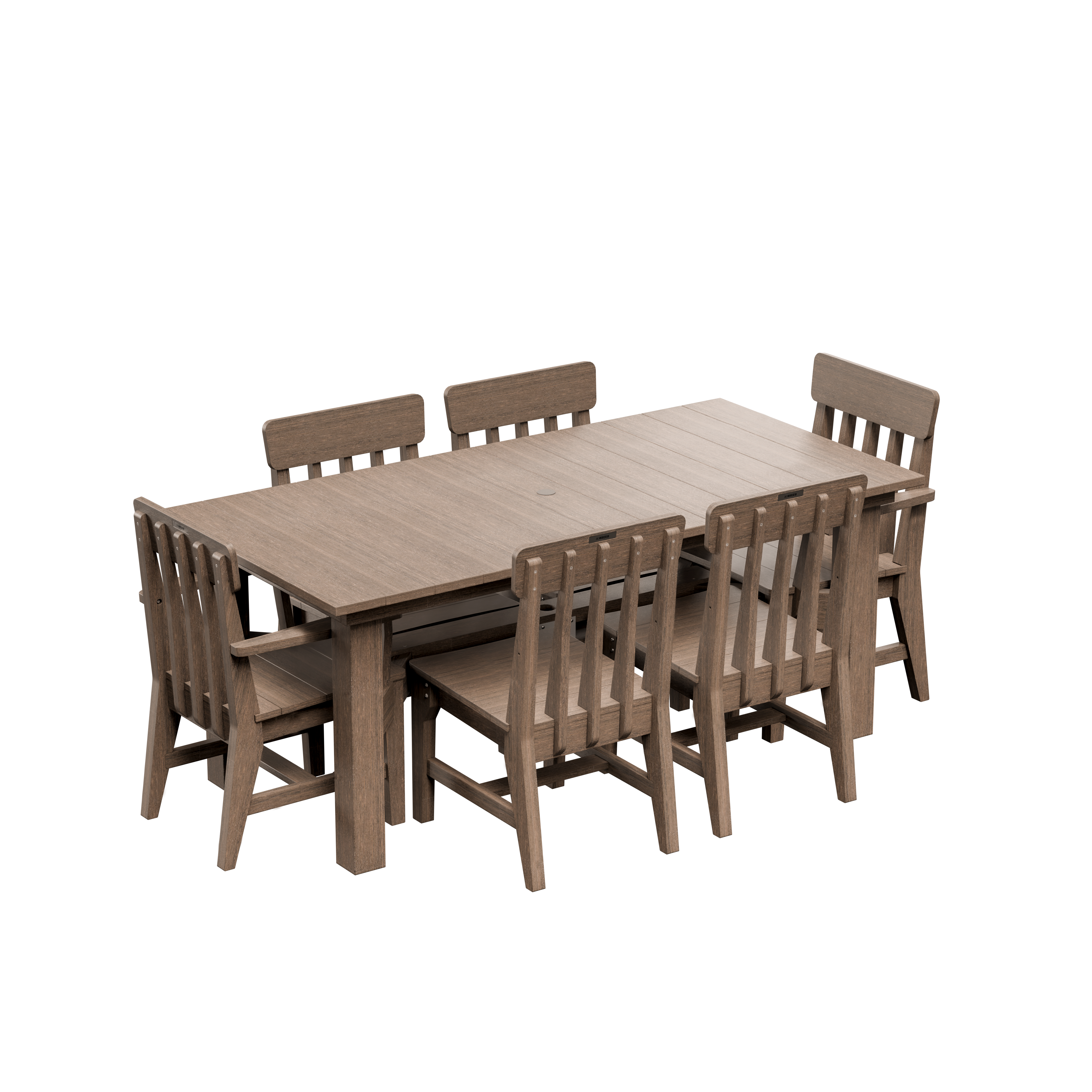 Brazilian Walnut Dining Set