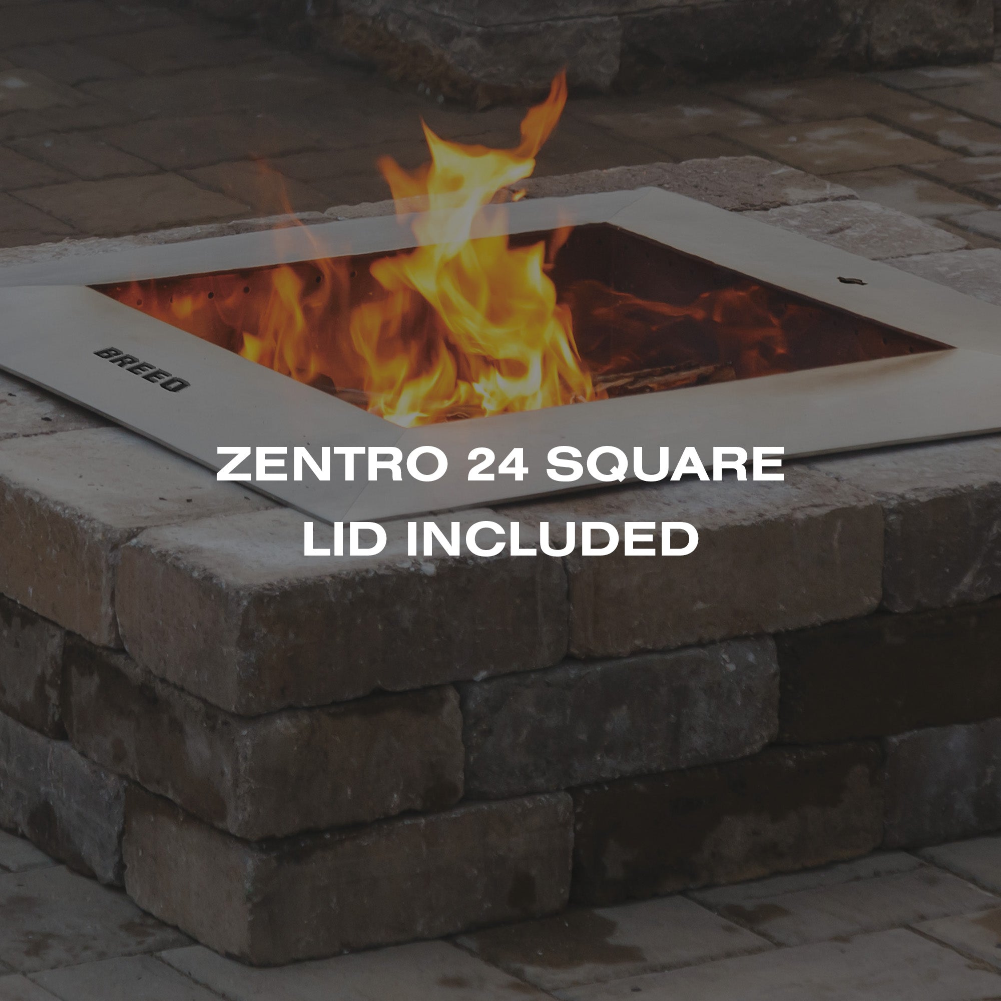 Zentro Stainless Steel Smokeless Fire Pit Insert