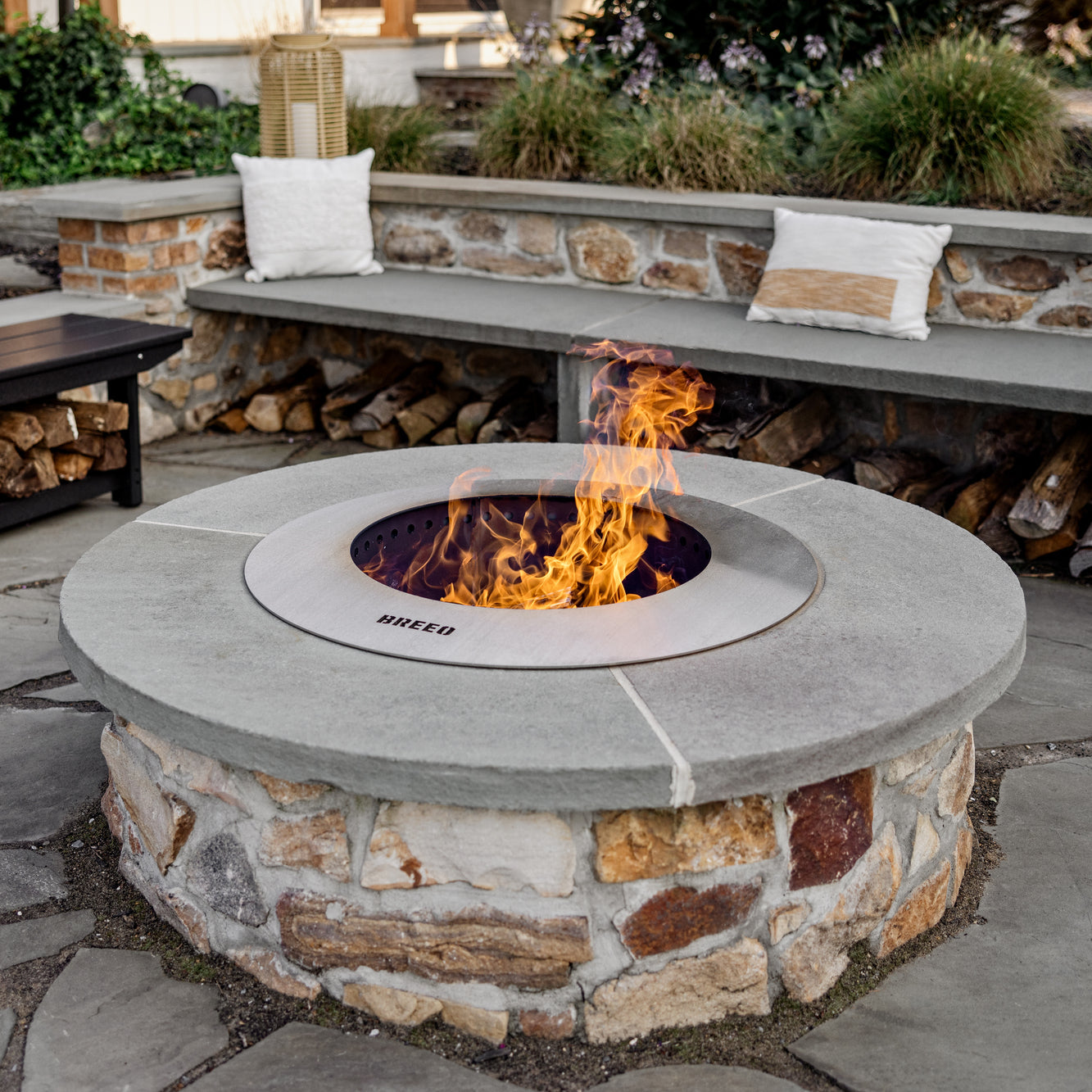 Zentro Stainless Steel Smokeless Fire Pit Insert