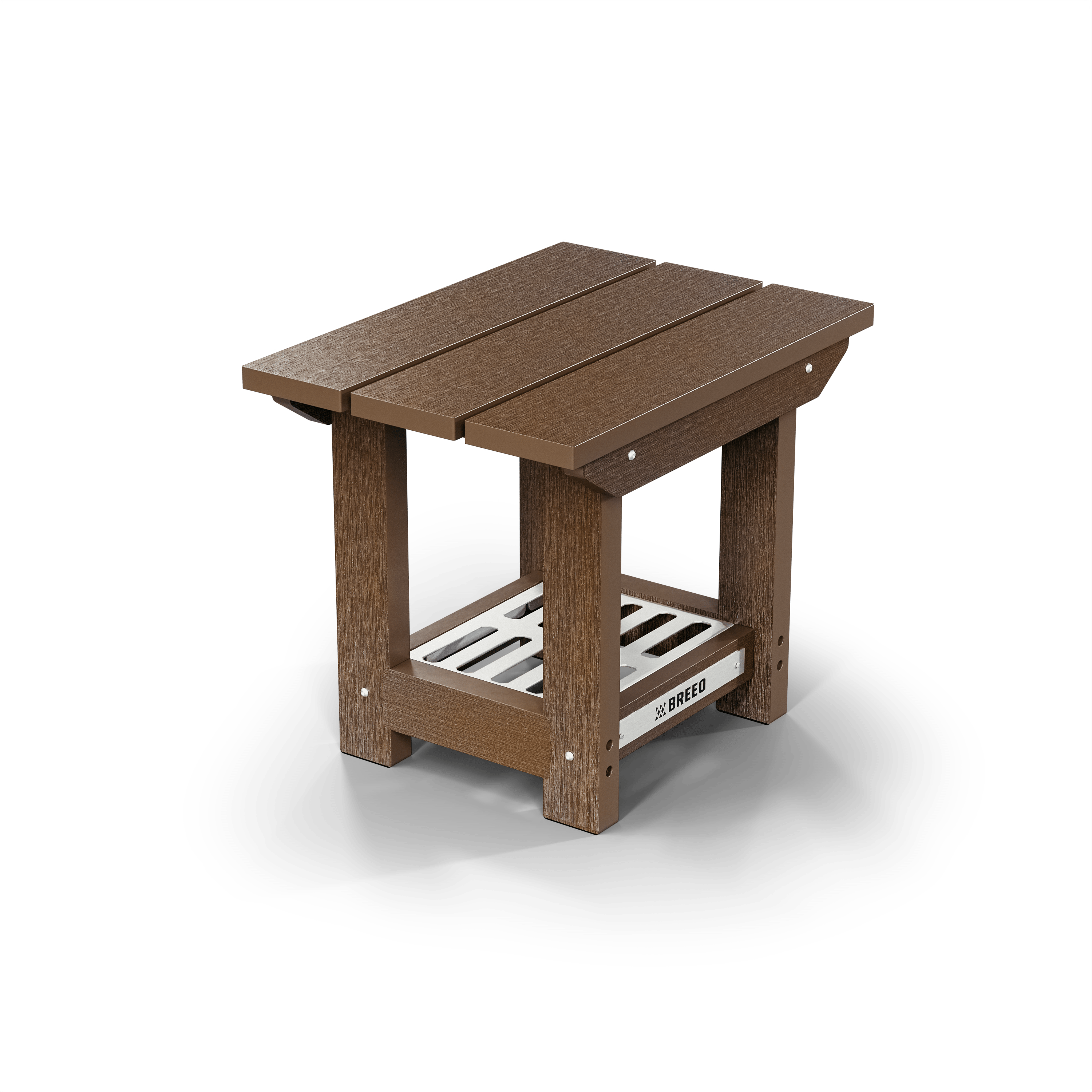 X Series Side Table - Antique Mahogany
