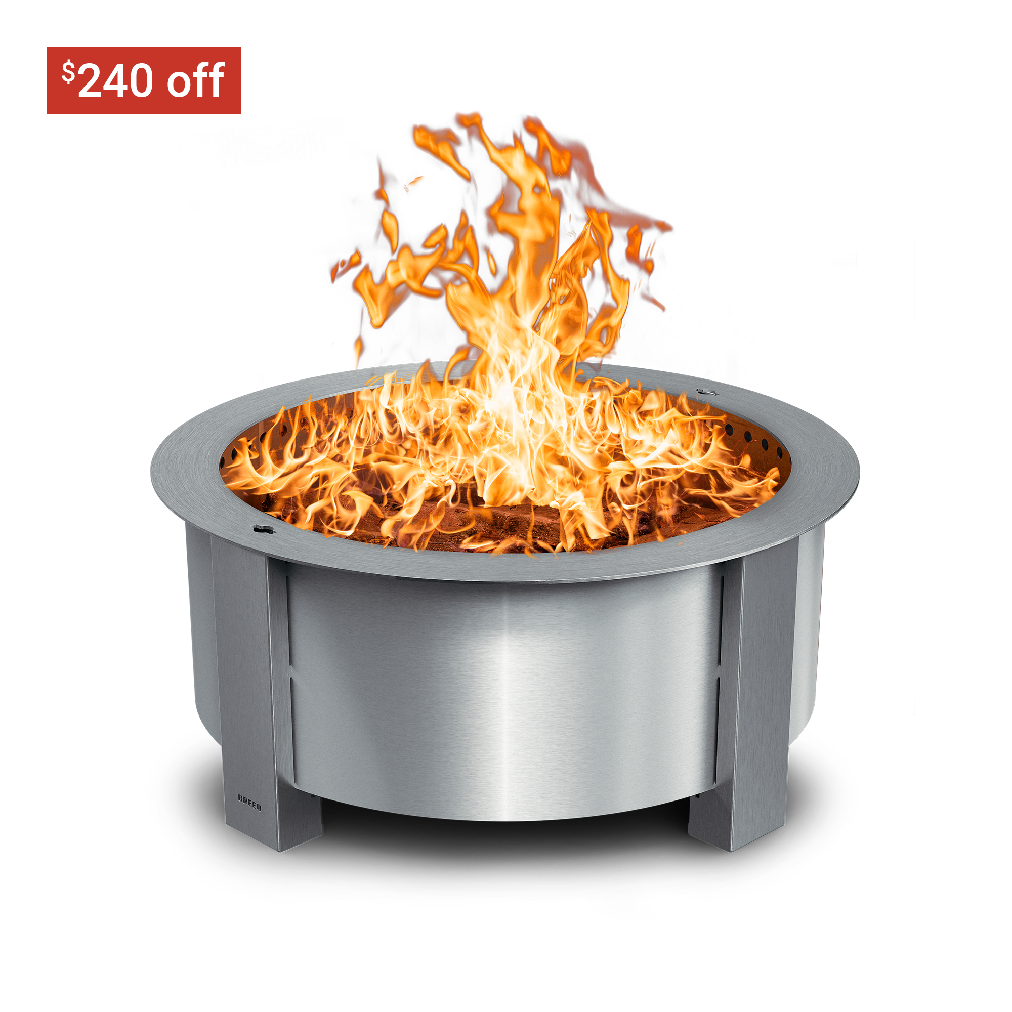 X Series 30 Fire Pit Stainless Fire wShadow 240 off
