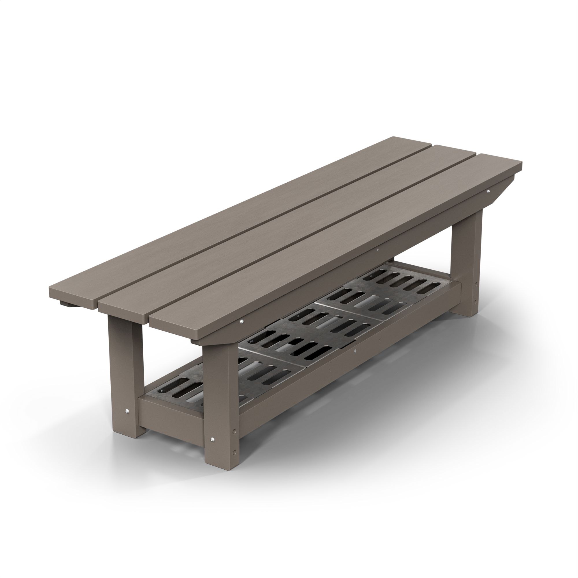X Series Bench Coastal Gray wShadow
